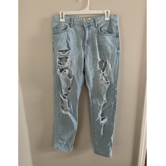Forever 21 Denim - light wash mom jeans